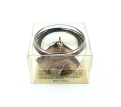 German Mushroom Gel Wax Candle - Unique Home Decor in 2 3/4&quot; Glass Jar - £3.85 GBP