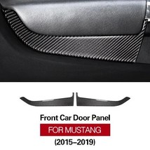 Car styling high quality carbon fiber interior doors panel cover stickers trim for ford thumb200
