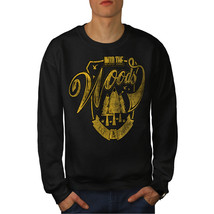 Wellcoda Into The Woods Mens Sweatshirt, Forest Casual Pullover Jumper - £24.23 GBP+