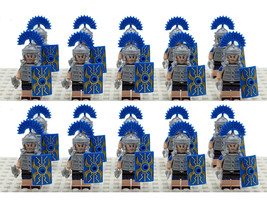 20pcs The Ancient Roman Centurions (Blue) Minifigure Building Blocks Toys - £20.98 GBP