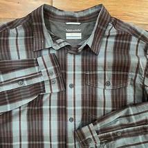 Columbia Omni-wick Plaid Button Front Shirt Small - $17.47