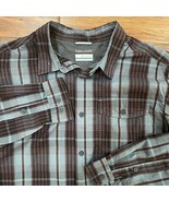 Columbia Omni-wick Plaid Button Front Shirt Small - $332.62 MXN