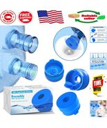 3 Pack Reusable Silicone Water Jug Cap for 2 to 5 Gallon Bottles - Leak-... - $210.04 MXN