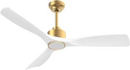 OFANTOP 52 Inch ETL Listed Indoor Outdoor Smart Ceiling Fans with Lights Remote - £108.51 GBP