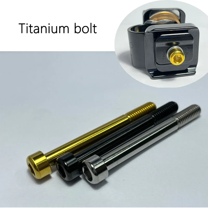 P line titanium alloy TC4 screw   folding bike seatpost seat clamp bolt - $38.76