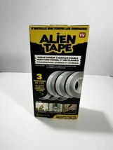 Alien Tape Multifunctional Reusable Double Sided Tape 3 x 10ft Rolls - £11.43 GBP