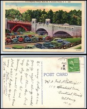 NEW YORK Postcard - Ausable Chasm, U.S. Highway Bridge, Rte 9 L45 - £2.32 GBP