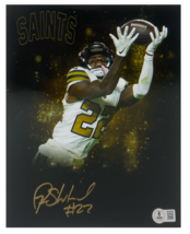 Rashid Shaheed Autographed &quot;Over The Shoulder Catch&quot; 8&quot; x 10&quot; Photo Beckett - $59.00