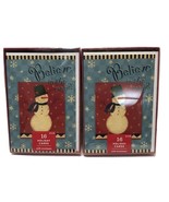 Image Arts Believe In The Magic Snowman Holiday Cards 16ct Each Lot of 2... - $16.56