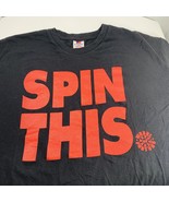 Spin This Wheel of Fortune Logo T-Shirt Black Sz Large Distressed TV Gam... - $7.95