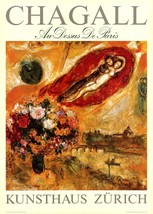 Marc Chagall Au Dessus De Paris, 1989 - £193.31 GBP