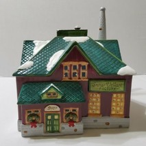 Department 56 Snow Village 1987 Snow Village Factory 5013-0 Lighted Working - £44.55 GBP