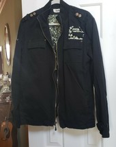 Jedidiah Jacket Mens XL~Courage~Dreams Take Root~Slightly Faded Black~ - $39.59