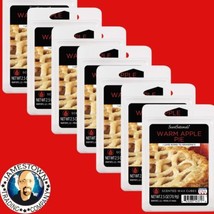 NEW SCENTSATIONALS WARM APPLE PIE 2.5 OZ WAX CUBE MELTS - LOT OF 7 PACKAGES - $21.99