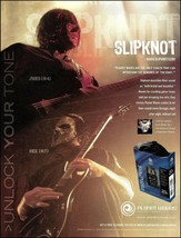 Slipknot Mick Thomson Jim Root Planet Waves guitar cables 8 x 11 ad print - £3.32 GBP