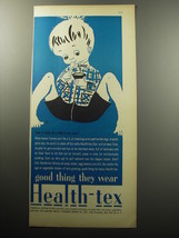 1957 Health-Tex Fashion Ad - How to bring up a child in one piece - £14.81 GBP