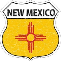 New Mexico State Flag Highway Shield Metal Sign HS-139 - £22.34 GBP