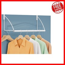 Expandable Over the Door Hanger Rack - Adjustable Metal Clothes Organizer - $668.91 MXN