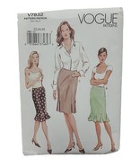 VTG VOGUE Patterns  Misses&#39; Petite Skirt Size 12-14-16 Pattern # V7882 U... - $14.24