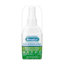 Benadryl Extra Strength Anti-Itch Cooling Spray, Travel Size, 2 fl. oz + - £12.65 GBP
