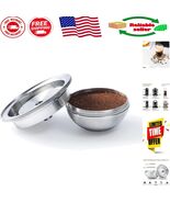 Eco-Friendly Reusable Stainless Steel Coffee Capsule for Nespresso Vertu... - $64.10 CAD