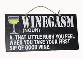 Winegasm Little Rush You Feel When You Take Your First Sip Of Good Wine Tiki Bar - $24.69