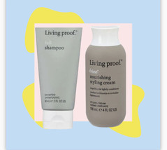 Deal Combo : Living Proof No Frizz Nourishing Styling Cream 4 oz +  Shampoo 2 oz - £25.22 GBP