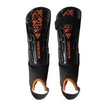 Vizari Malaga Soccer Shin Guard for Kids, XX-Small, Black/Orange - $13.49