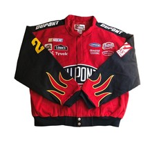 Vintage Jeff Gordon Chase Authentic Drivers Line DuPont Racing Jacket XXL Flames - £125.16 GBP