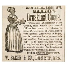 Walter Baker Breakfast Cocoa 1885 Advertisement Victorian Paris Expo ADB... - $19.99