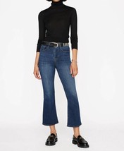 Frame le one crop mini boot denim in Hanbury - £91.17 GBP