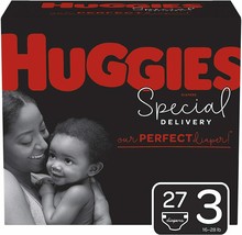 3 Box of Huggies Special Delivery Hypoallergenic Diapers, Size 3, 27 Ct each - $29.99