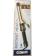 1" Curling Iron Instant Heat 25 Settings Auto Off Classic Curls - £13.48 GBP