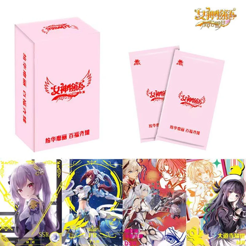 Play New Goddess Story Flash Card Anime Character Series Board Game PTR Card Gam - £18.83 GBP