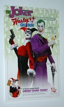 17x11 Batman foes Joker Harley Quinn DC Comics Direct action figure prom... - £16.83 GBP