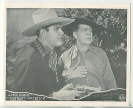 The Law Rides Again 8&quot;x10&quot; Black and White Fan Card Ken Maynard Hoot Gibson FN - £17.93 GBP