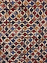 2¼ Yards Vintage Vip Cranston Cheater Quilt Fabric Colorway Old Mill Path - £31.75 GBP