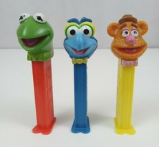 Vintage Lot of 3 Muppets Pez Dispensers Gonzo, Kermit, &amp; Fozzy - $184.18 MXN