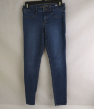 Arizona Jean Co. Super Skinny Distressed Women&#39;s Ultra Low Rise Jeans Size 1 - £11.43 GBP