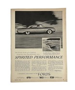 Vtg 1960 Ford Starliner 2 Door Hardtop 352 Super V8 Magazine Print Ad 8&quot;... - $9.12 CAD