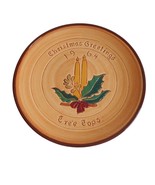 Vintage 1964 Redware Plate Tree Tops Christmas Candles Pennsbury Pottery... - $640.84 MXN