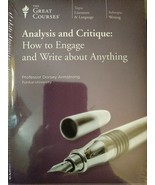 Great Courses TRANSCRIPT Analysis Critique How To Engage &amp; Write About A... - $32.49 CAD