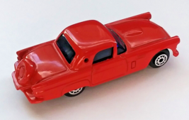 1956 Ford Thunderbird Red Coupe Die Cast Metal Car, Maisto, Mint Loose Condition - £3.10 GBP