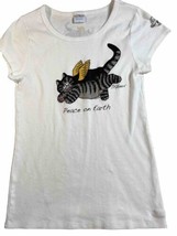 Vintage Crazy Shirt Women&#39;s Hawaii Large B Kliban Cat Peace On Earth Cap... - £23.65 GBP