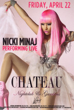 Nicki Minaj Live @ Chateau Nightclub Las Vegas Promo Card - £1.53 GBP