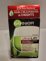 New Garnier Ultra-Lift Anti-Wrinkle Firming Night Cream 2X Pro-Retinol 1... - £23.11 GBP