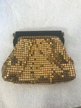 Vintage  Jorelle Bags West Germany coin purse gold sequins snap close 4 by 3 in - £28.93 GBP