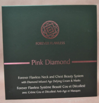 FOREVER FLAWLESS PINK DIAMOND NECK &amp; CHEST BEAUTY SYSTEM-AGE DEFYING CRE... - £163.70 GBP