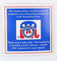 1998 Republican National Committee Members Only Lapel Pin Republican Party - £5.49 GBP