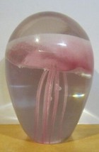Dynasty Gallery Jellyfish Glass Paperweight - pink - £32.39 GBP